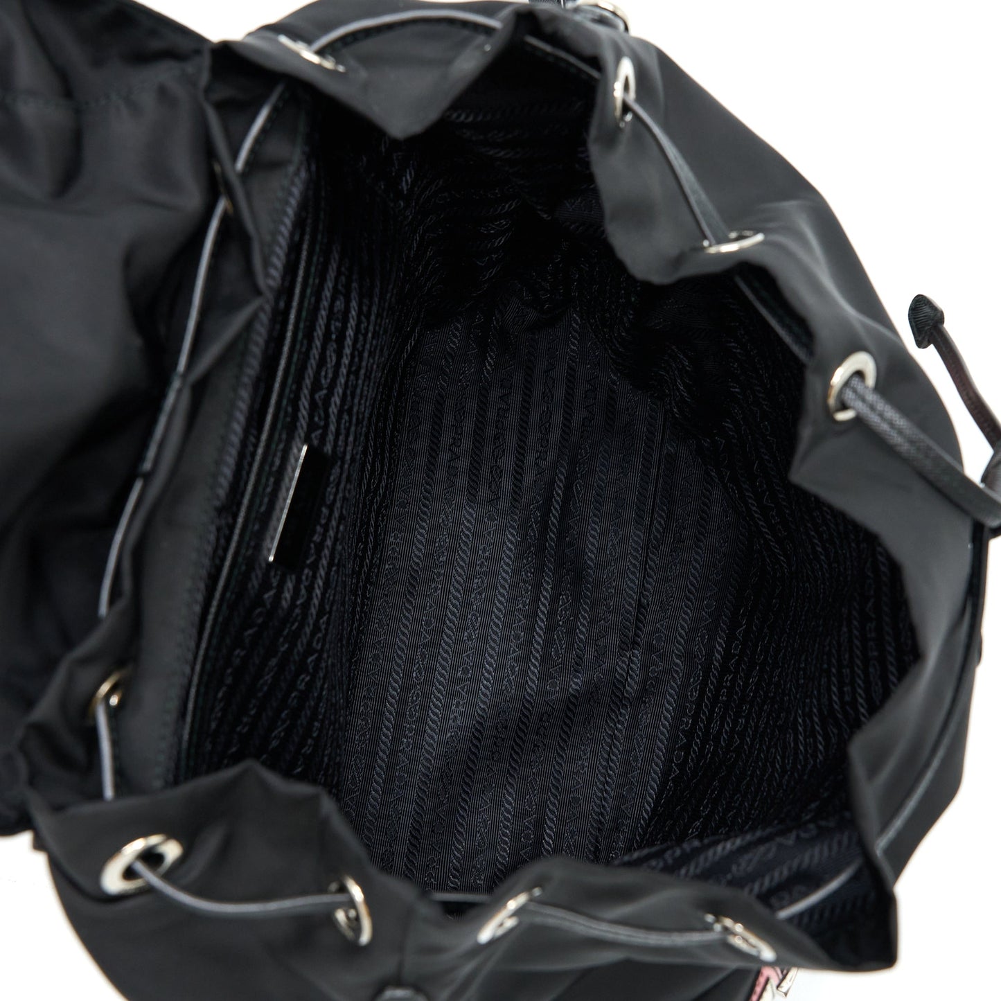 Prada Backpack Nylon Black/ Multicoloured SHW
