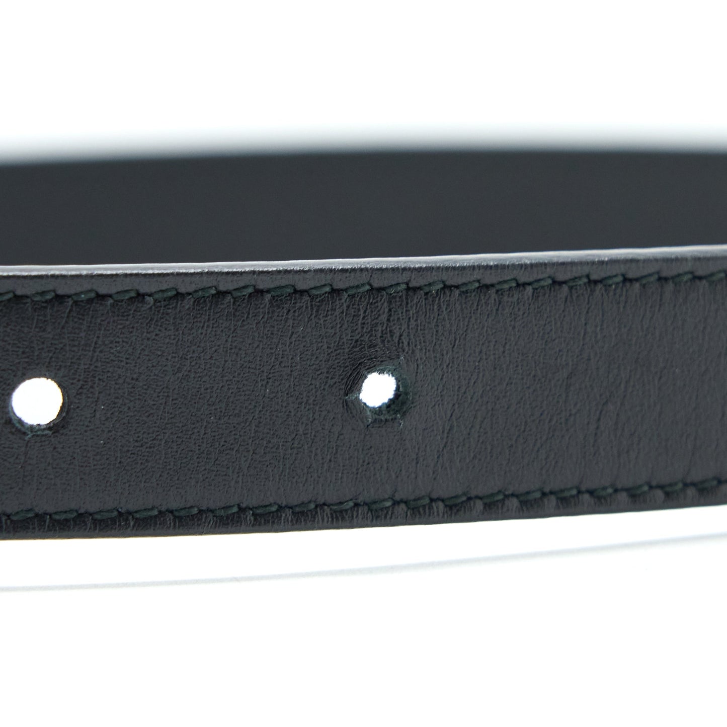 Gucci GG buckle Belt Calfskin Black Brushed GHW