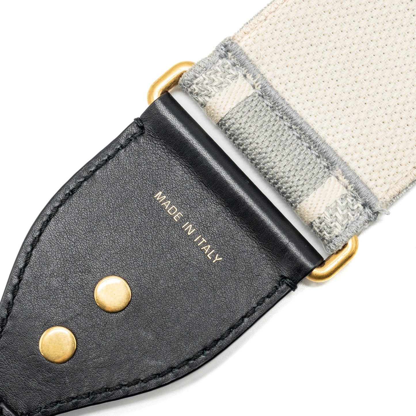 Luxury Dior Shoulder Strap Oblique Canvas grey GHW