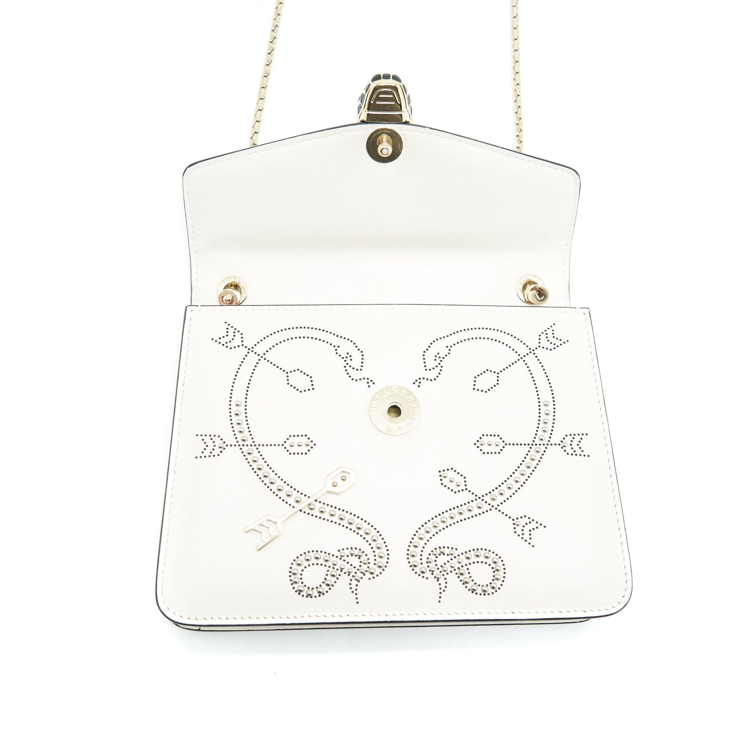 Bvlgari Serpenti Forever Crossbody Bag Limited Edition White