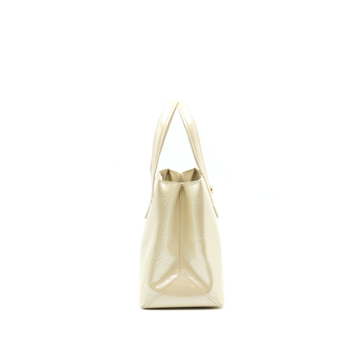 Louis Vuitton Beige Monogram Vernis Wilshire PM Bag