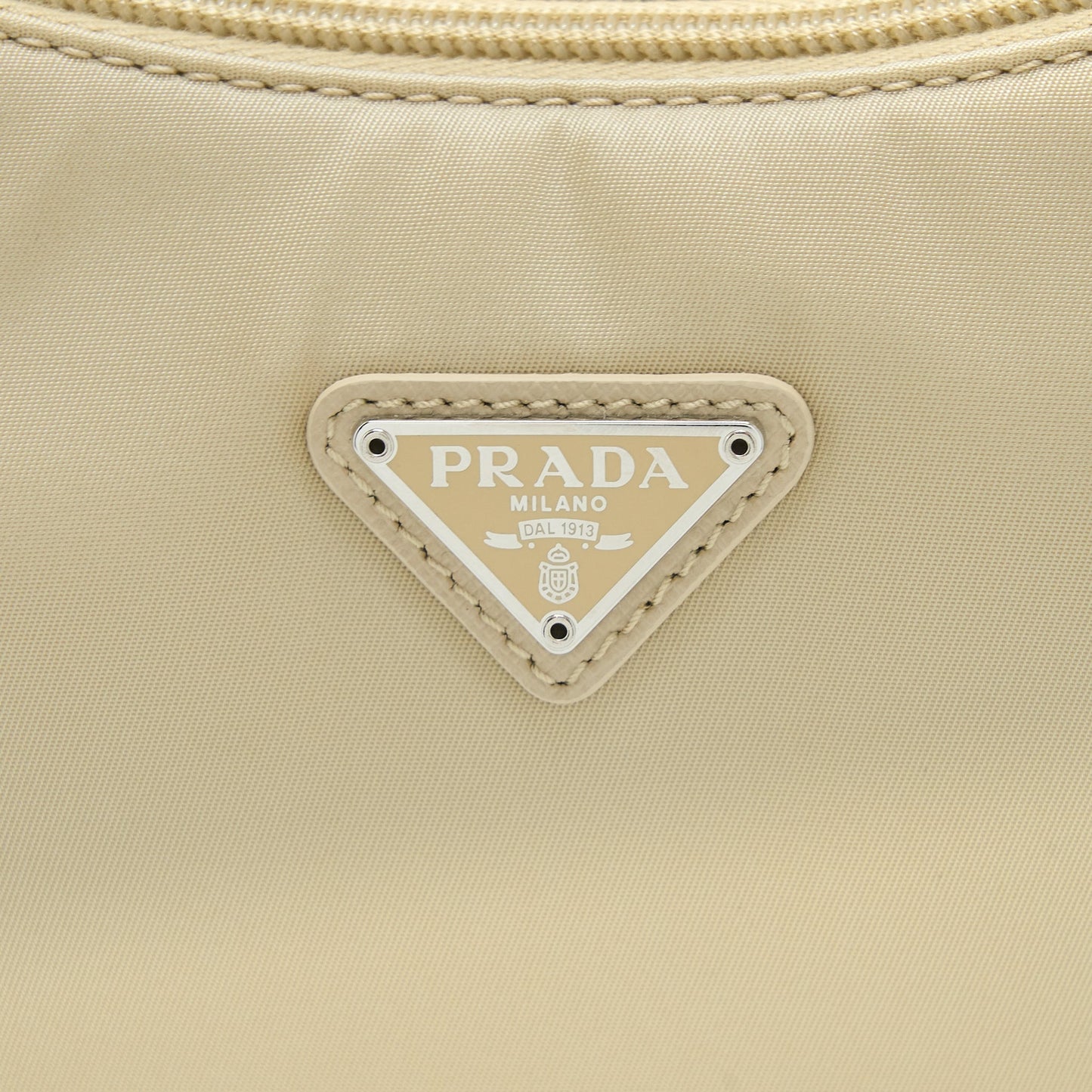 Prada Re-Edition 2000 Mini Bag Re-Nylon Desert Beige SHW