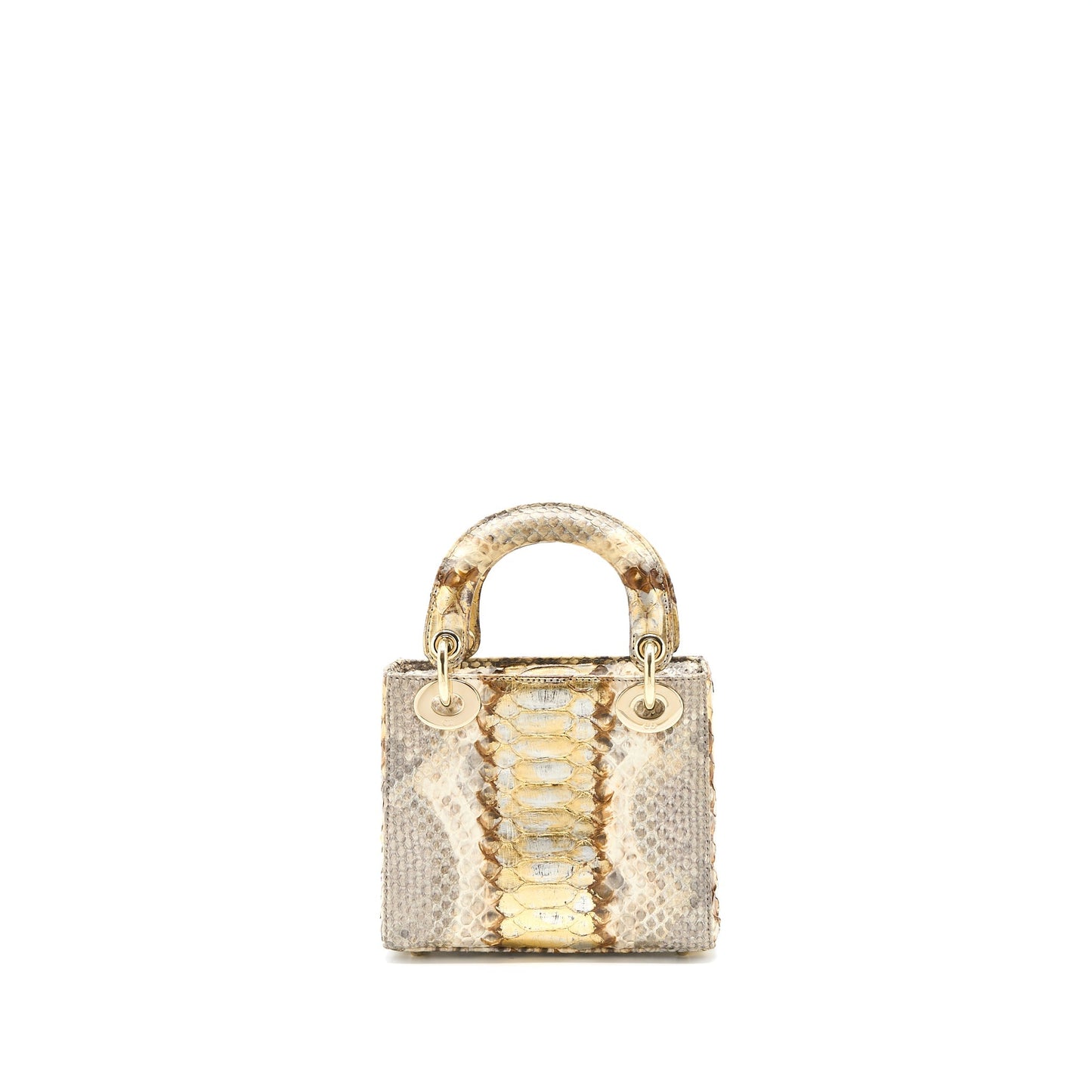 Luxury Dior Mini Lady Luxury Dior Python Gold/Beige LGHW