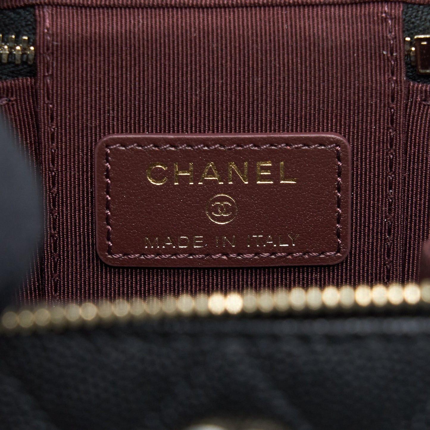 Chanel Mini Vanify Chain Caviar Black LGHW