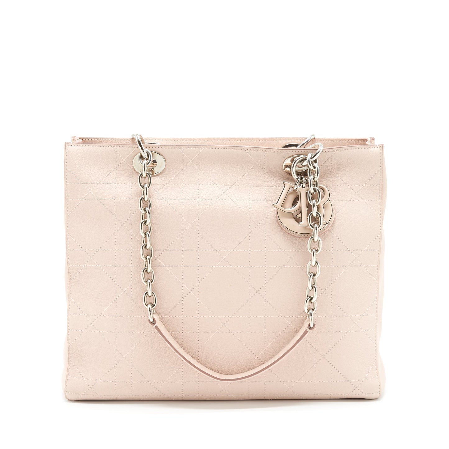Luxury Dior Lady Luxury Dior Tote Bag Calfskin Light Beige SHW