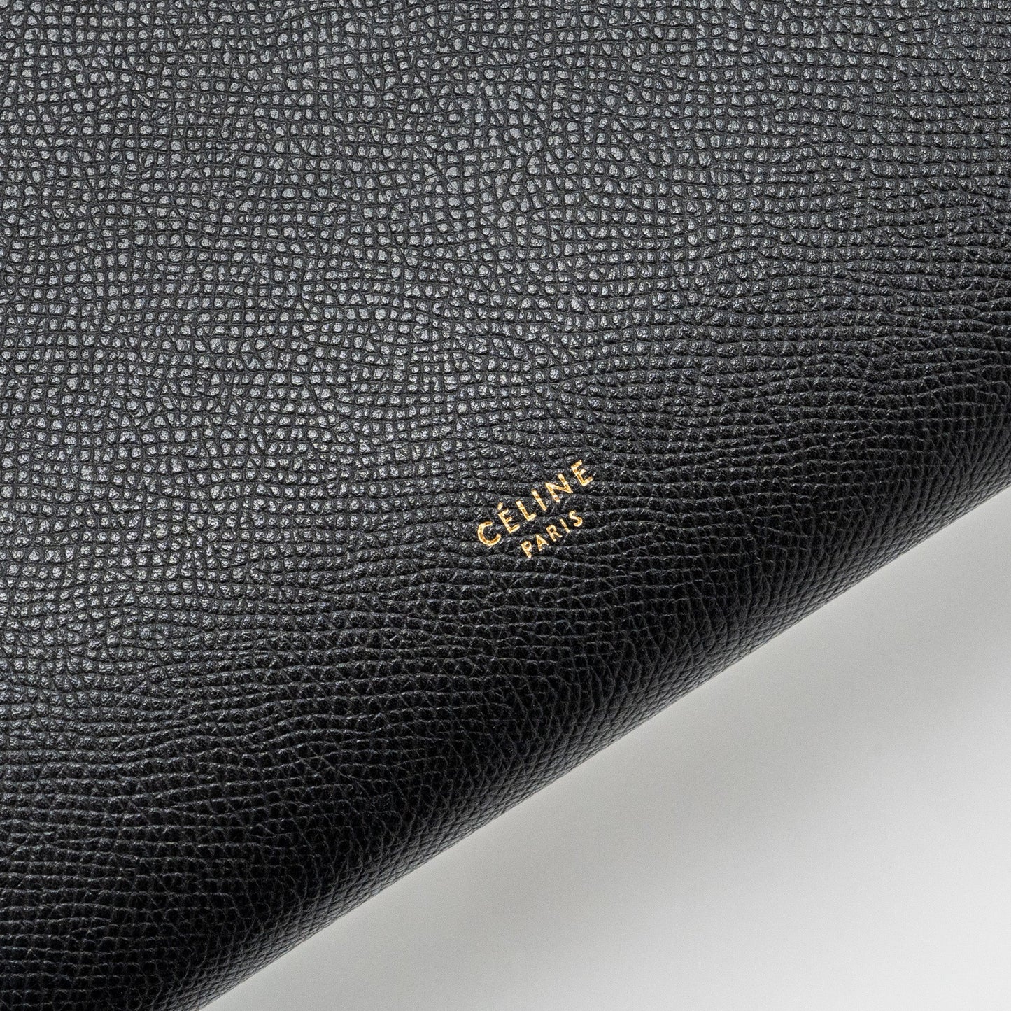 Celine mini belt bag grained calfskin black GHW