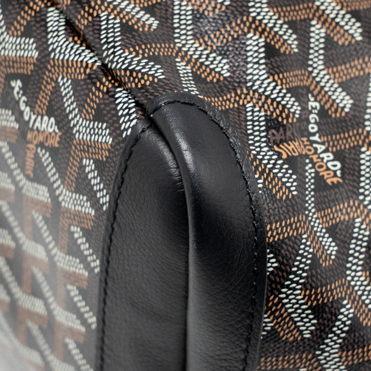 Goyard Artois MM Tote Bag Goyardine Canvas/Calfskin Black SHW