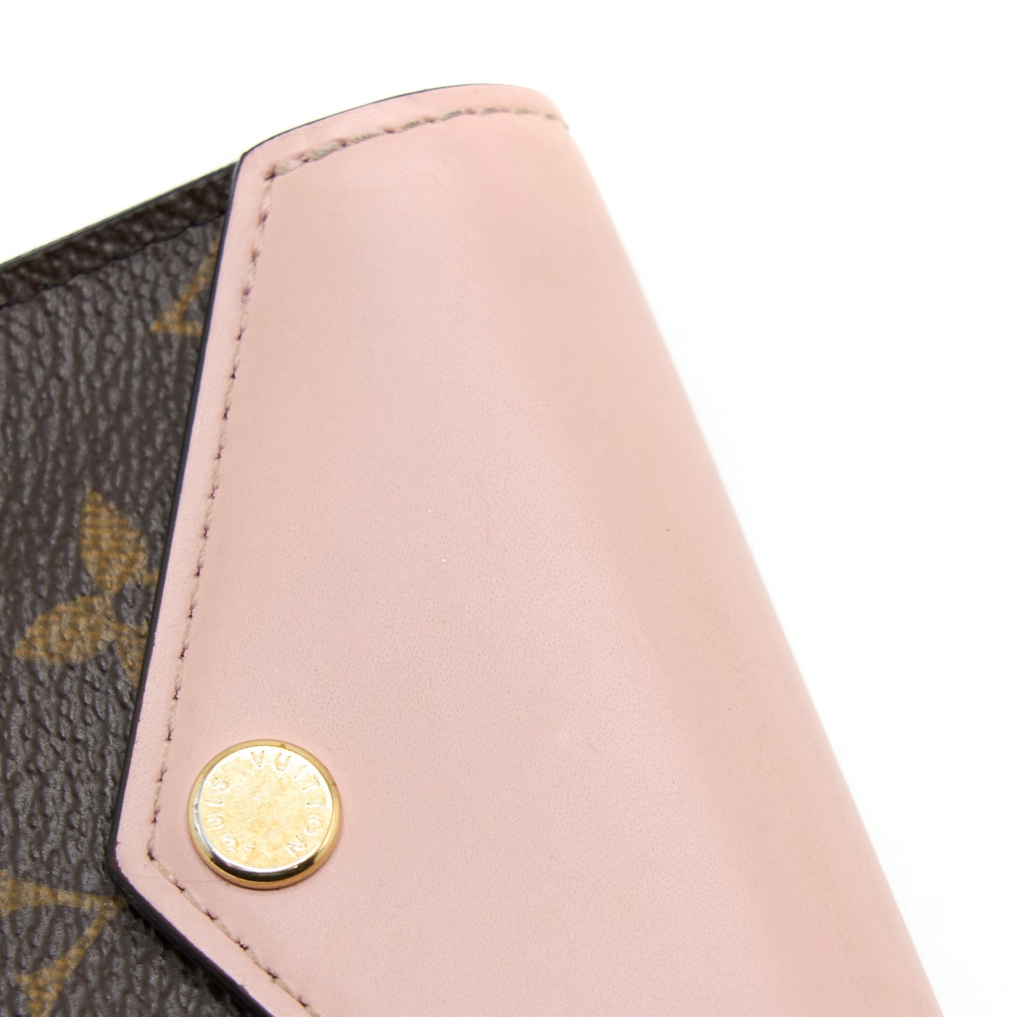 Louis Vuitton Zoe Wallet Monogram Canvas/Rose Ballerine GHW