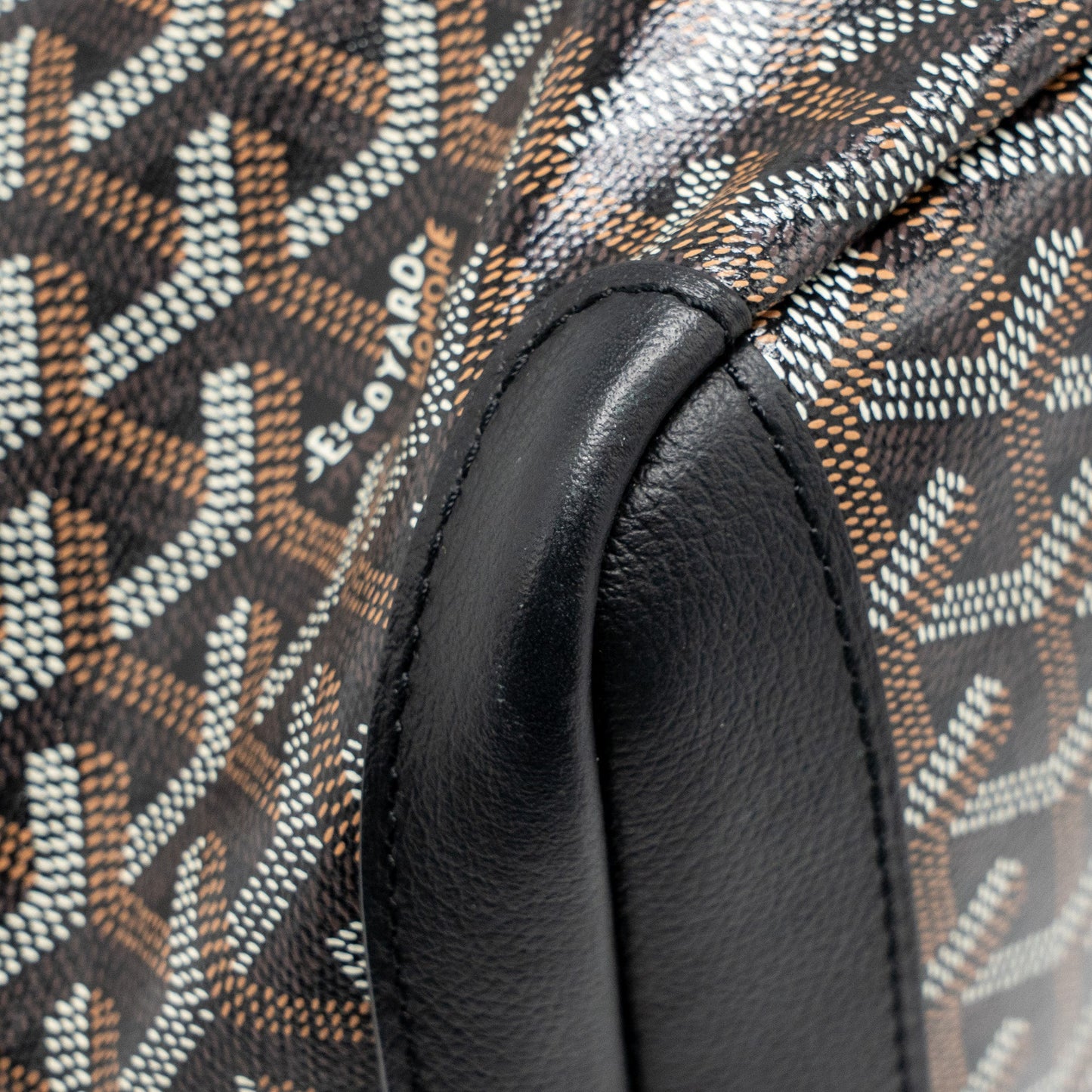 Goyard Artois MM Tote Bag Goyardine Canvas/Calfskin Black SHW