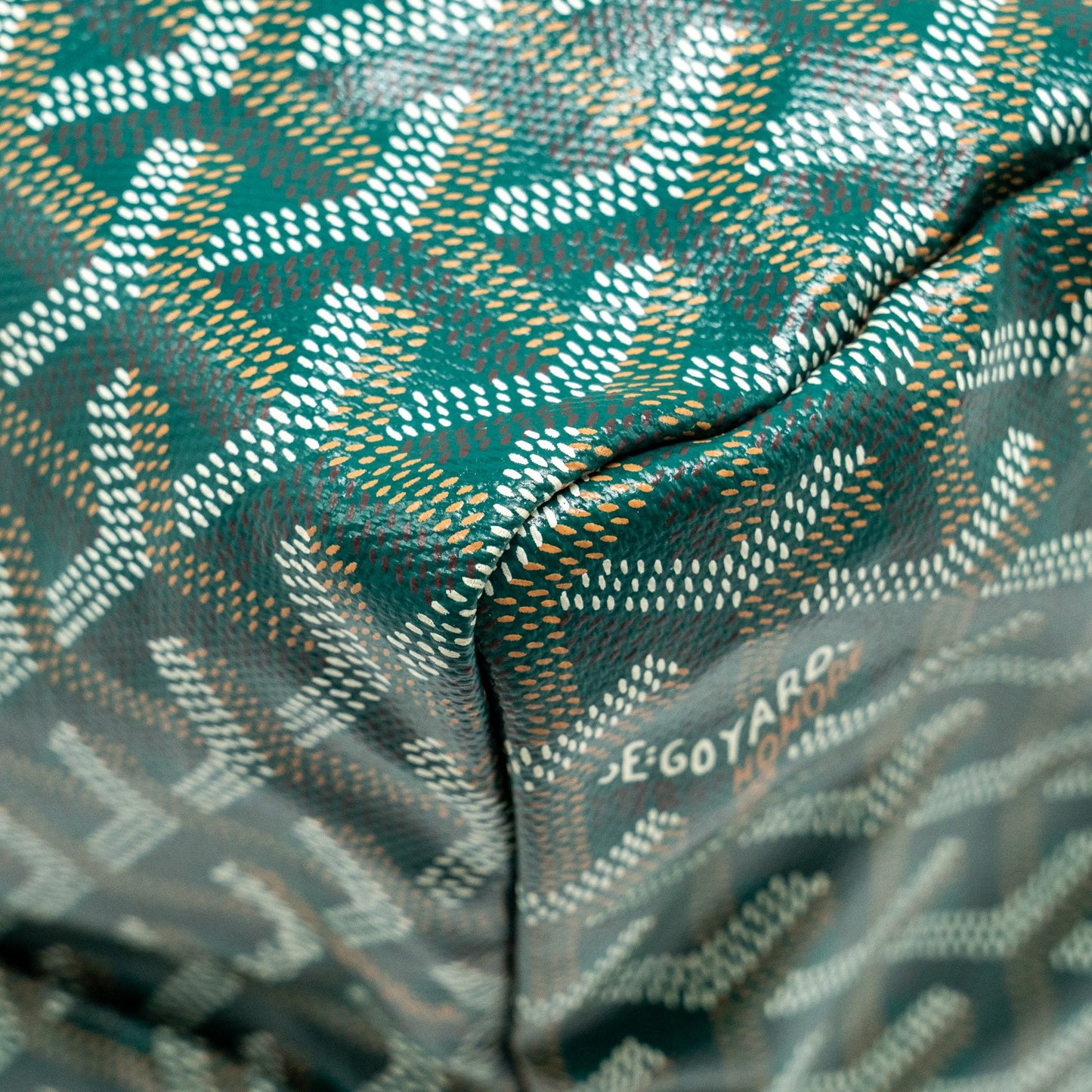 Goyard Saint Louis GM Tote Bag Canvas / Calfskin Green SHW