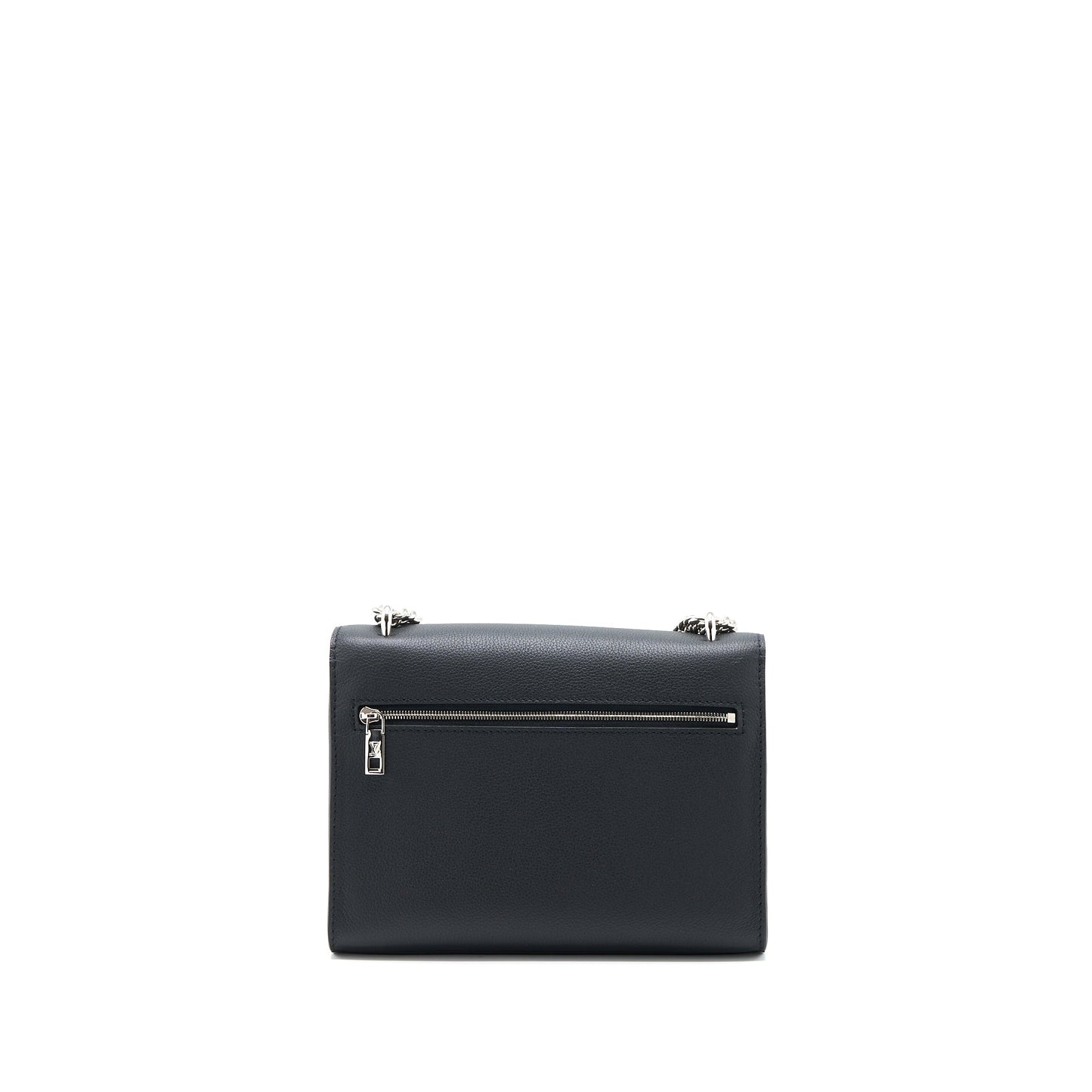 Louis Vuitton Mylockme Satchel Chain Bag Calfskin Black SHW