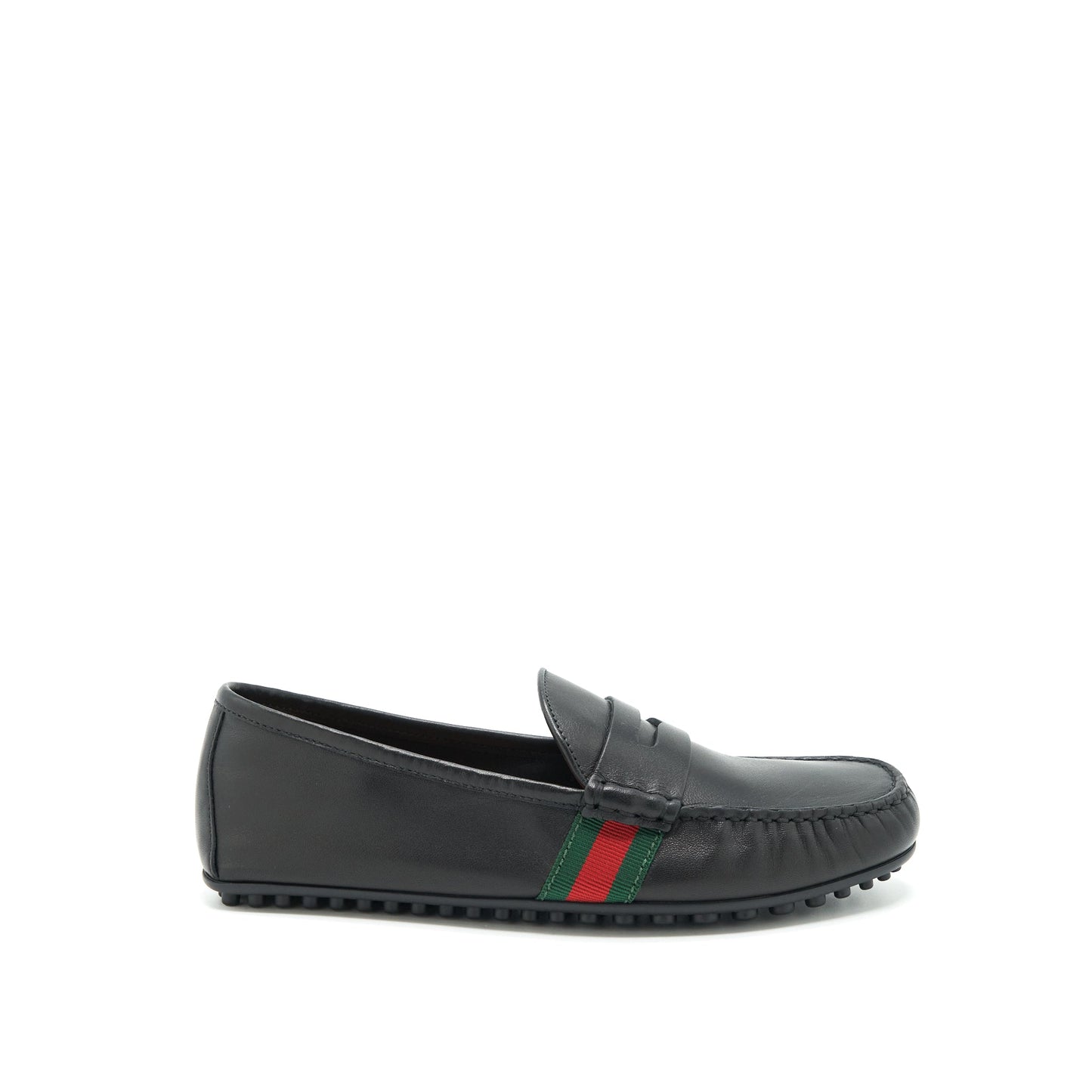 Gucci Size 5 Men’s Leather Loafer Black