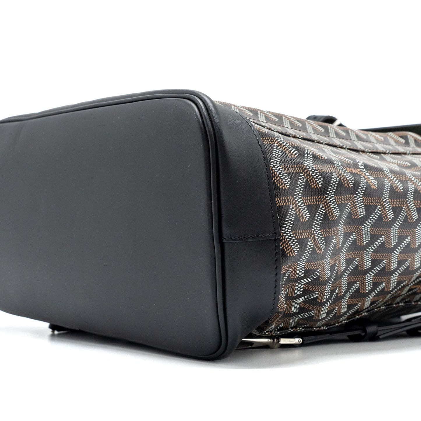 Goyard Alpin Backpack Goyardine Canvas Black SHW