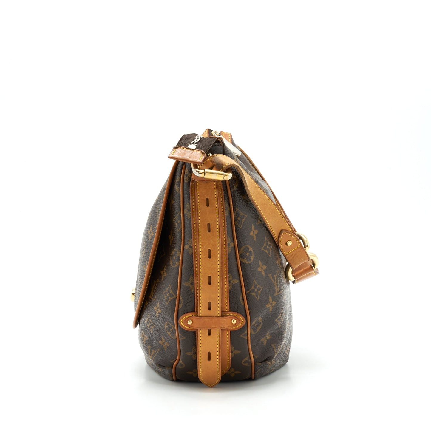 Louis Vuitton Vintage Large Shoulder Bag Monogram Canvas GHW