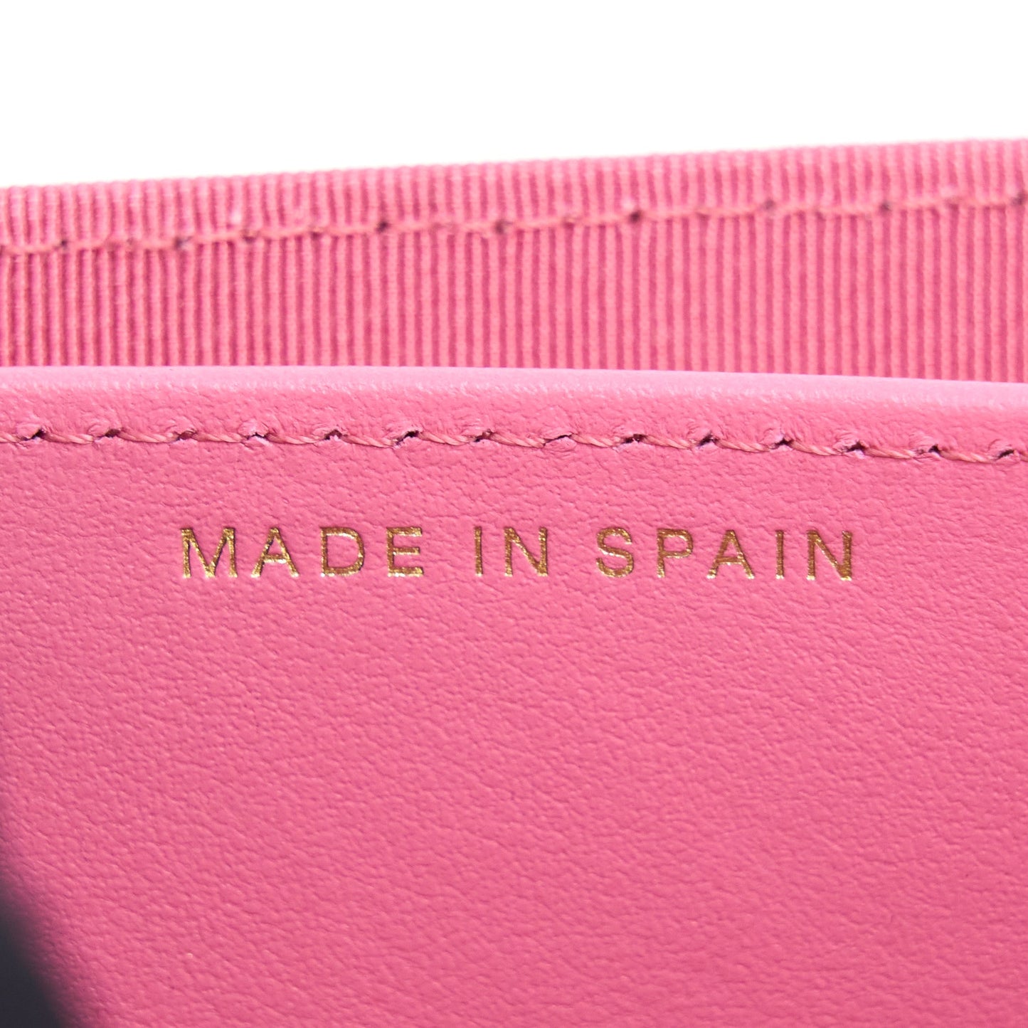 Chanel Mini Flap Card Holder Caviar Pink LGHW
