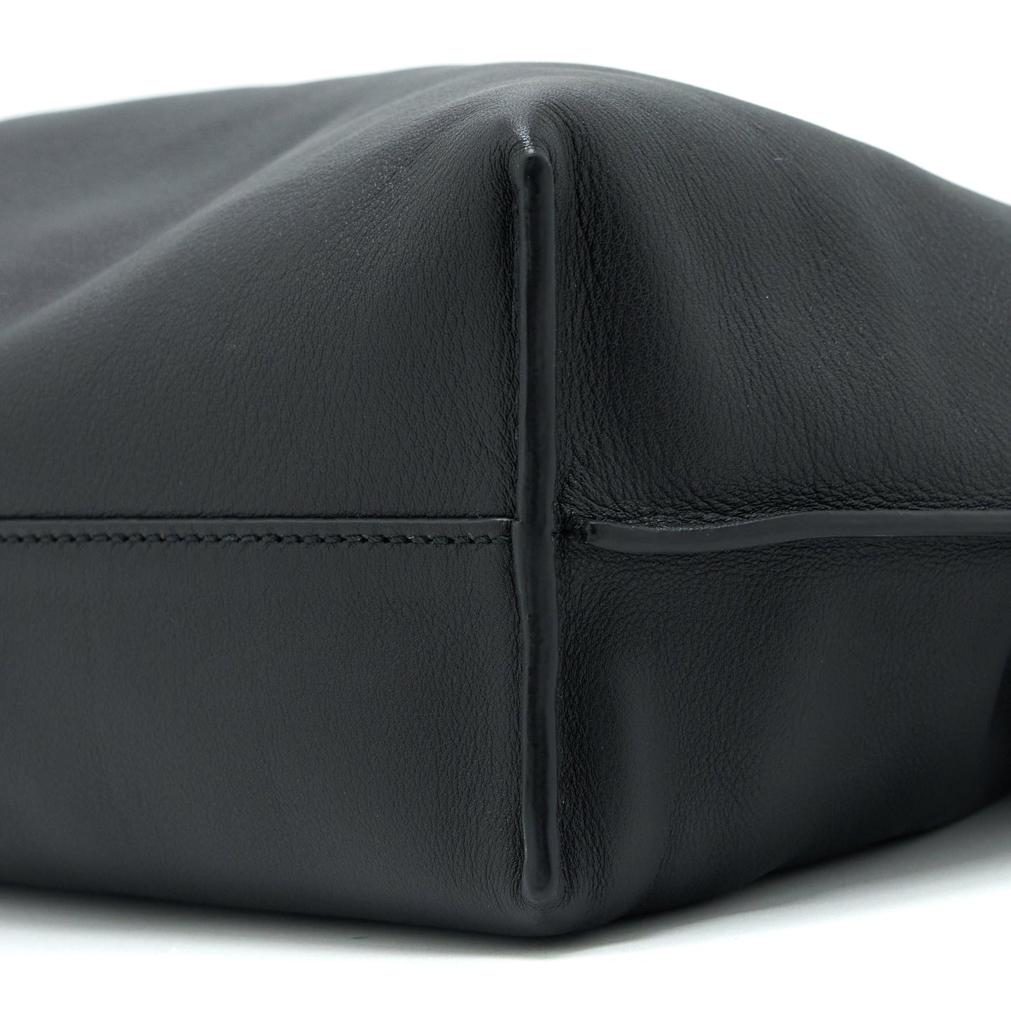 Loewe Flamenco Medium Clutch Bag Black Nappa Calfskin GHW