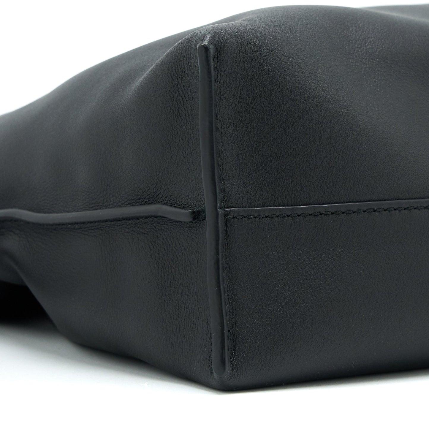 Loewe Flamenco Medium Clutch Bag Black Nappa Calfskin GHW