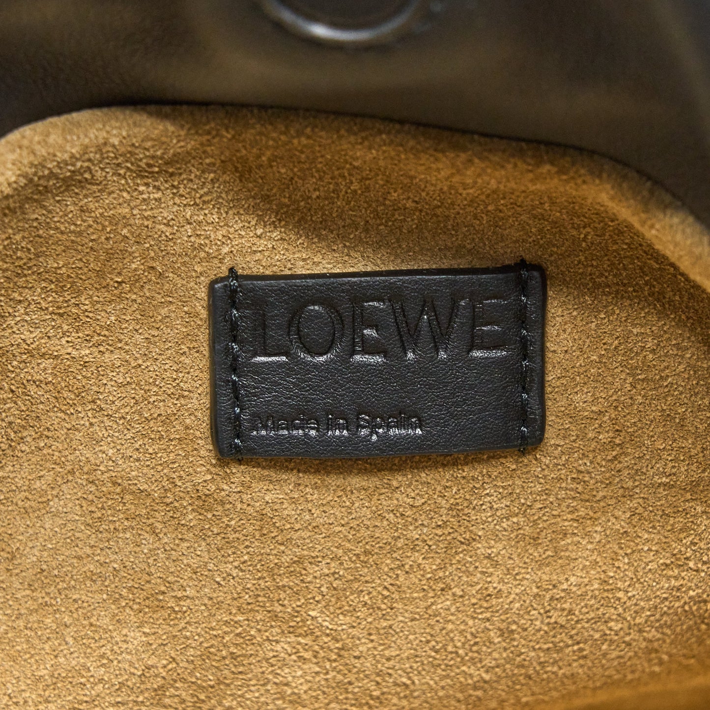 Loewe Flamenco Medium Clutch Bag Black Nappa Calfskin GHW