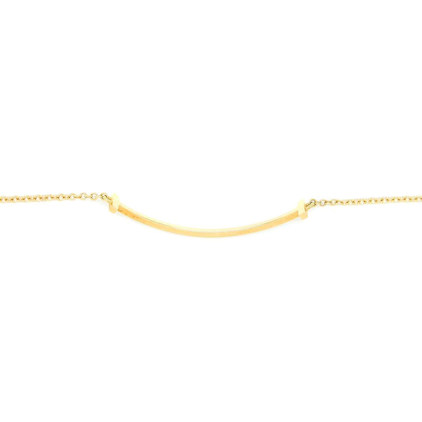 Tiffany Size SM Smile Bracelet Yellow Gold