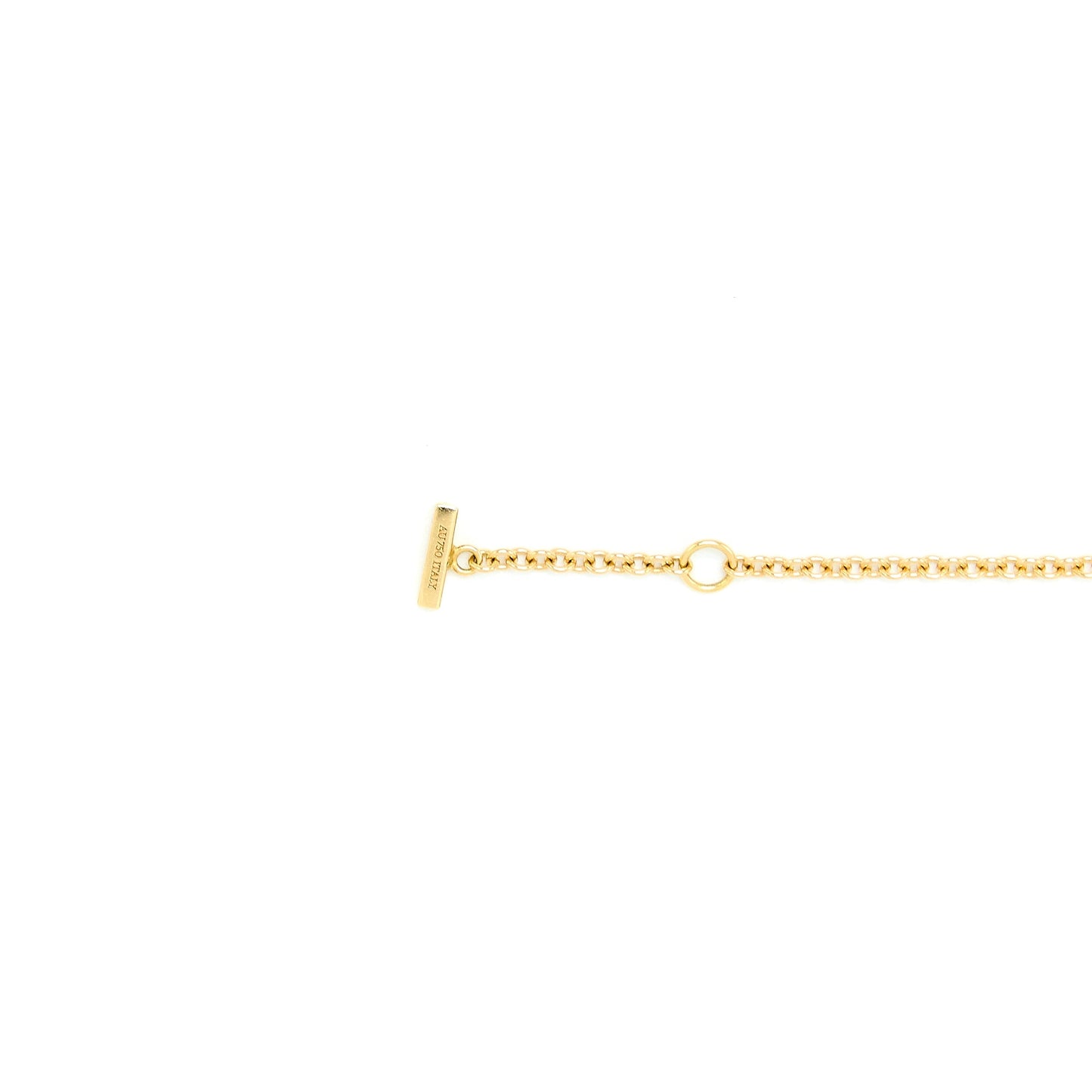 Tiffany Size SM Smile Bracelet Yellow Gold