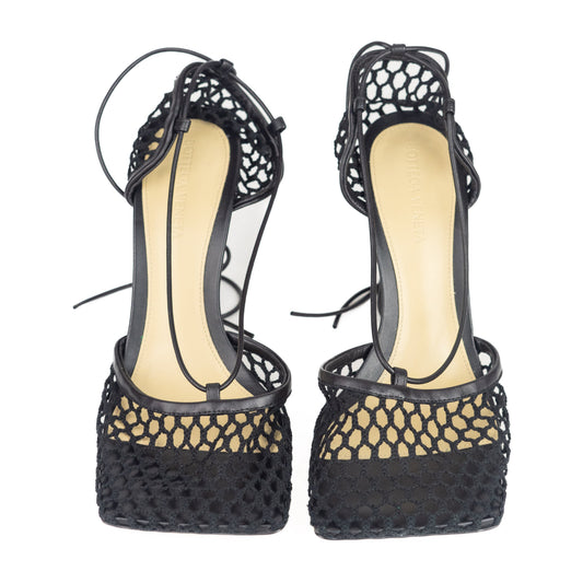 Bottega Veneta Mesh High Heel Sandal  in I
