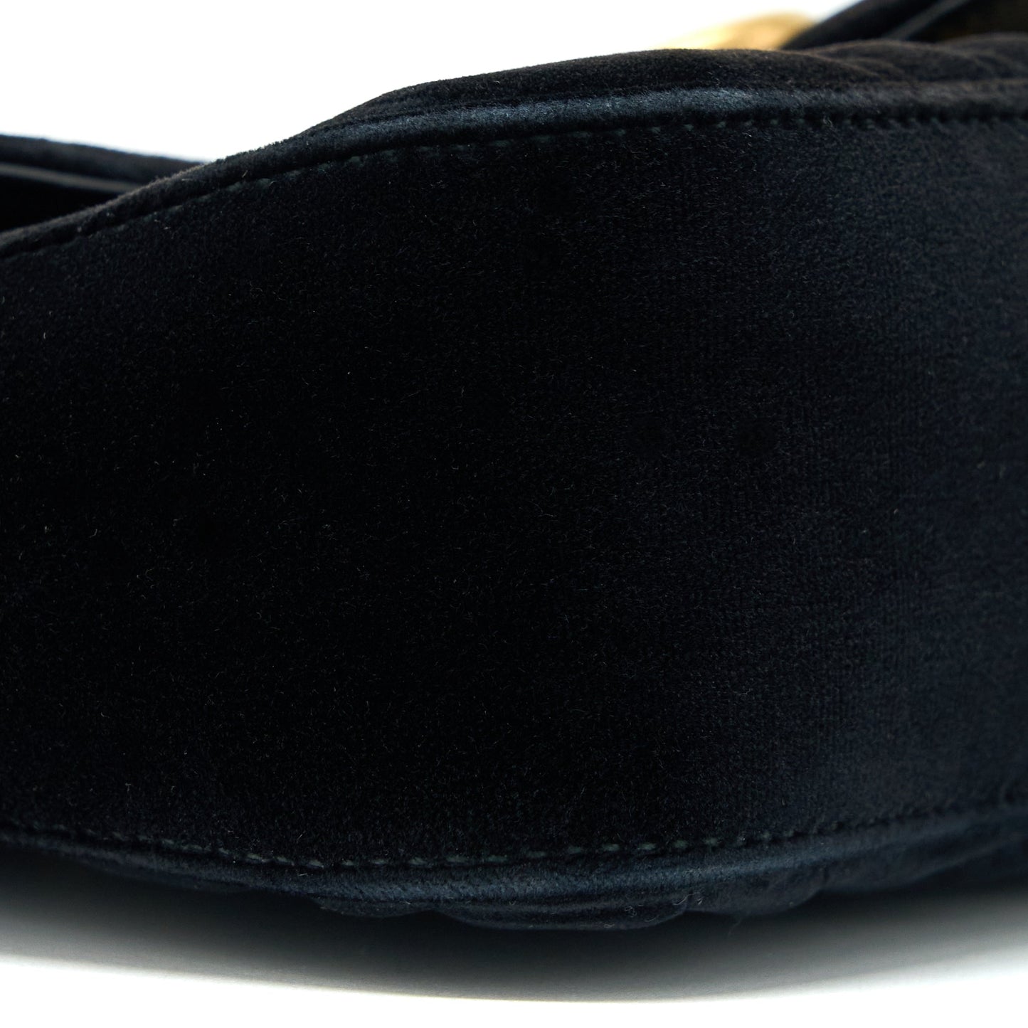 Gucci Mini Marmont Velvet Black GHW