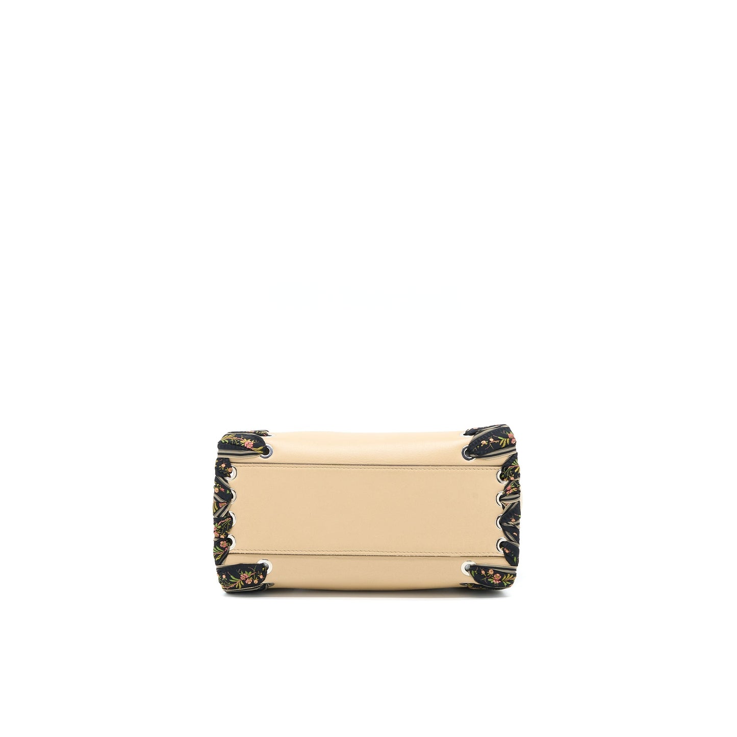 Fendi Mini Peekaboo Bag Limited Edition Beige/Multicolour SHW