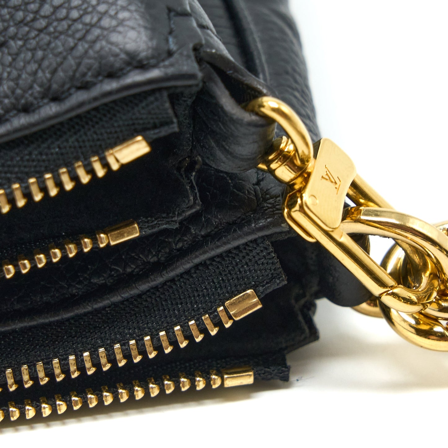 Louis Vuitton Multi Pochette Accessories Monogram Empriented Black GHW (New Version)