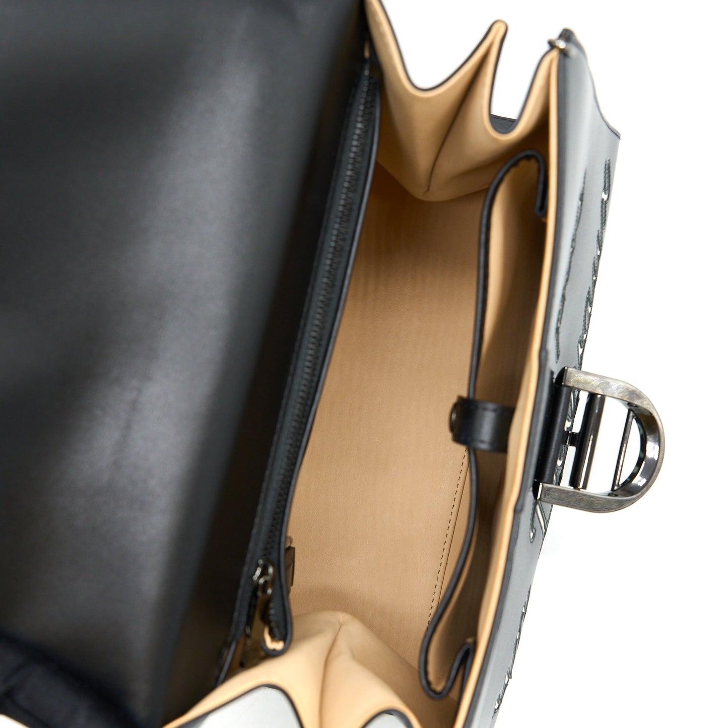 Delvaux L’humour Brillant Ceci N'est Pas Un Delvaux Bag Black