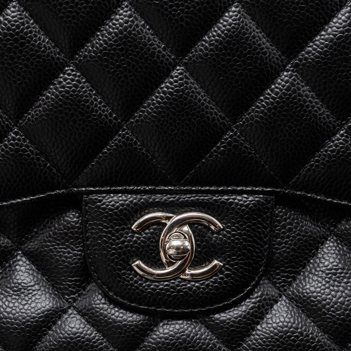 Chanel Classic Double Flap Jumbo Caviar Black SHW