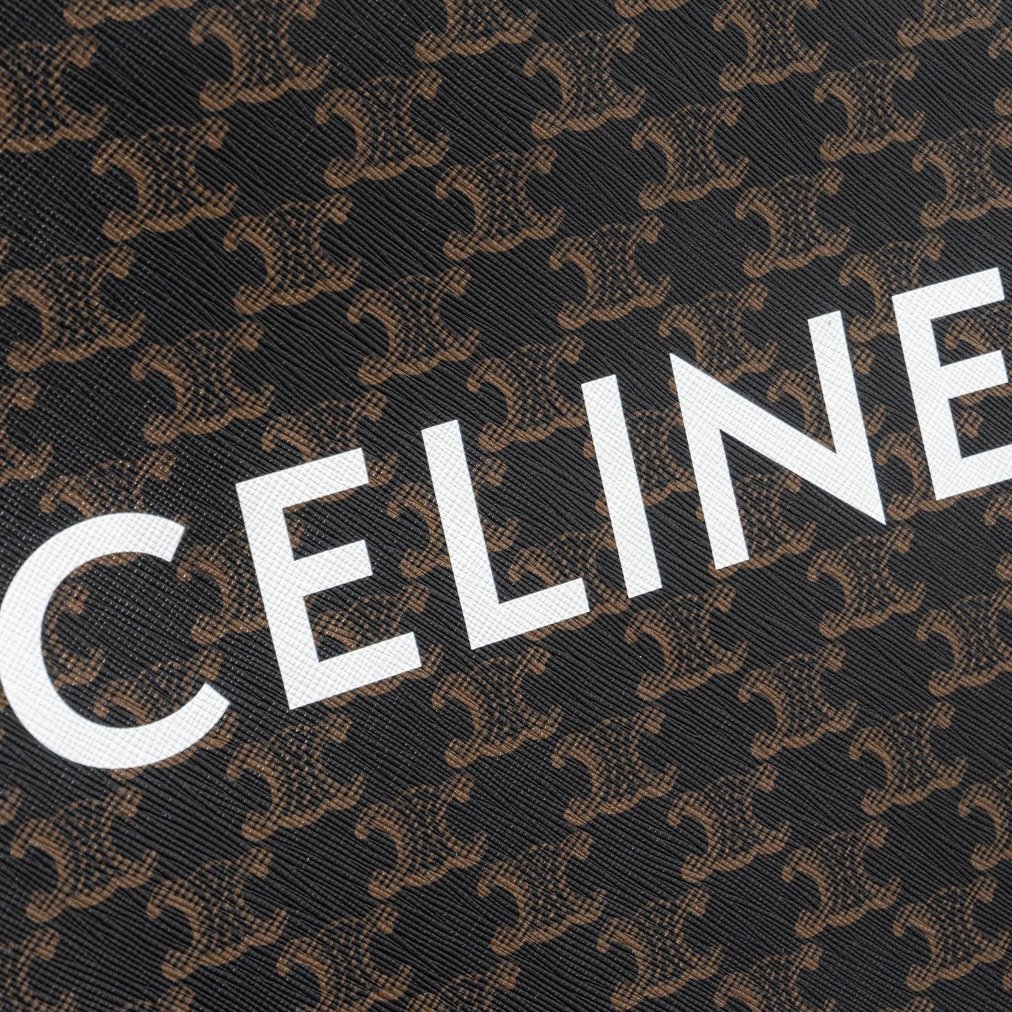 Celine Vertical Cabas Triomphe Canvas GHW