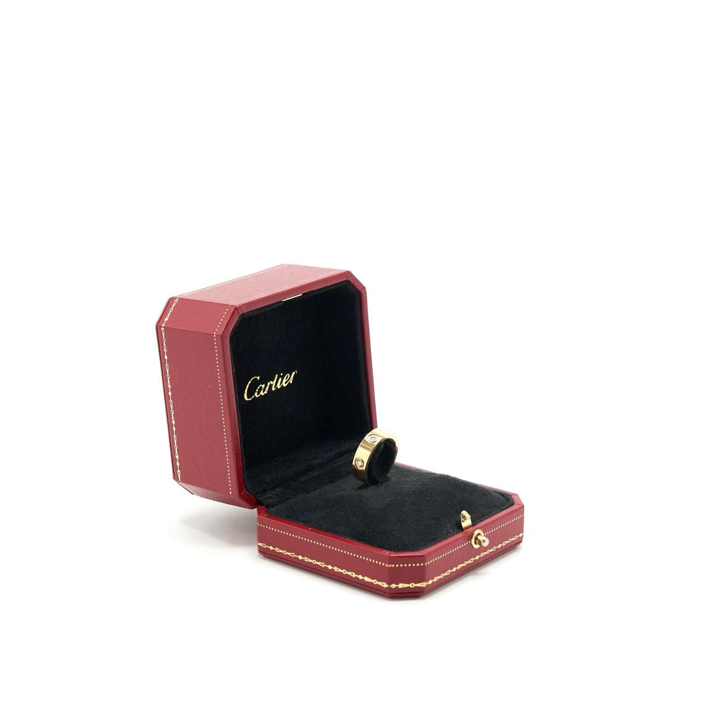 Cartier size51 Love Ring Yellow Gold 8 Diamonds