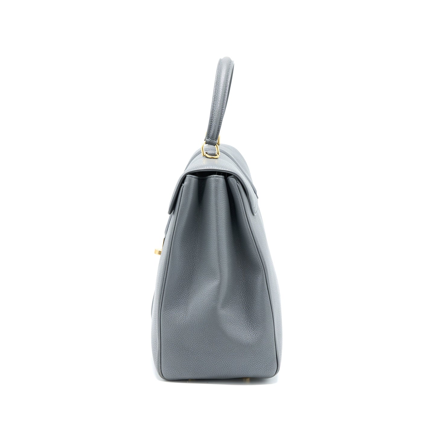 Celine 16 Bag Grained Calfskin Grey GHW