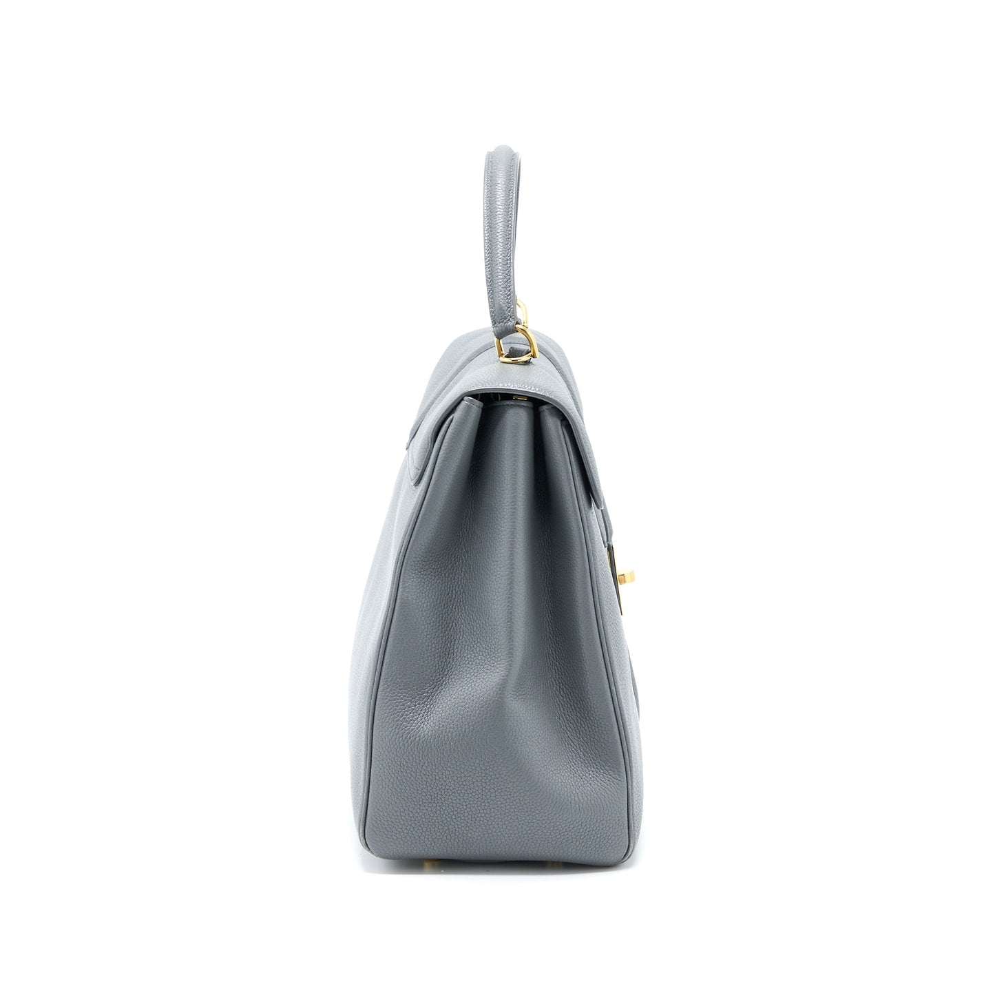 Celine 16 Bag Grained Calfskin Grey GHW