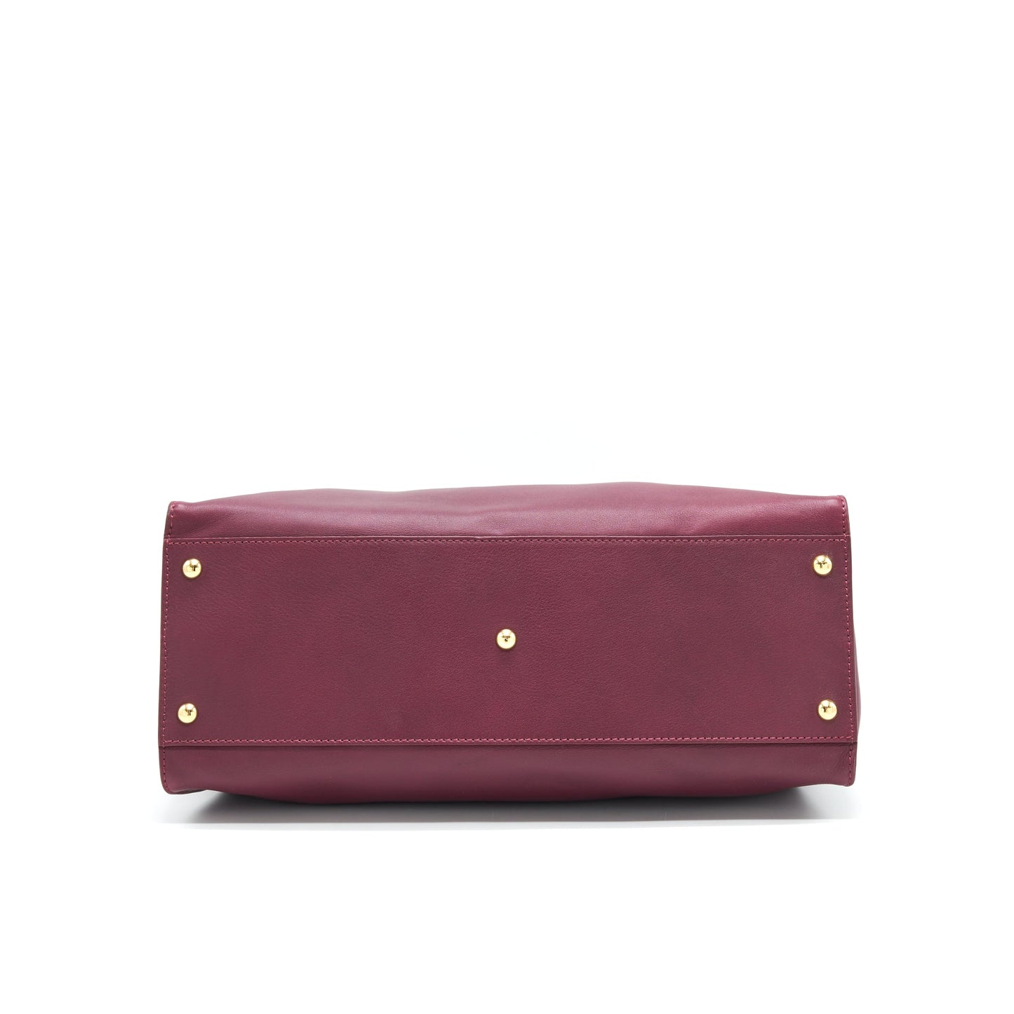 Fendi large Peekaboo Tote Bag Dark Red