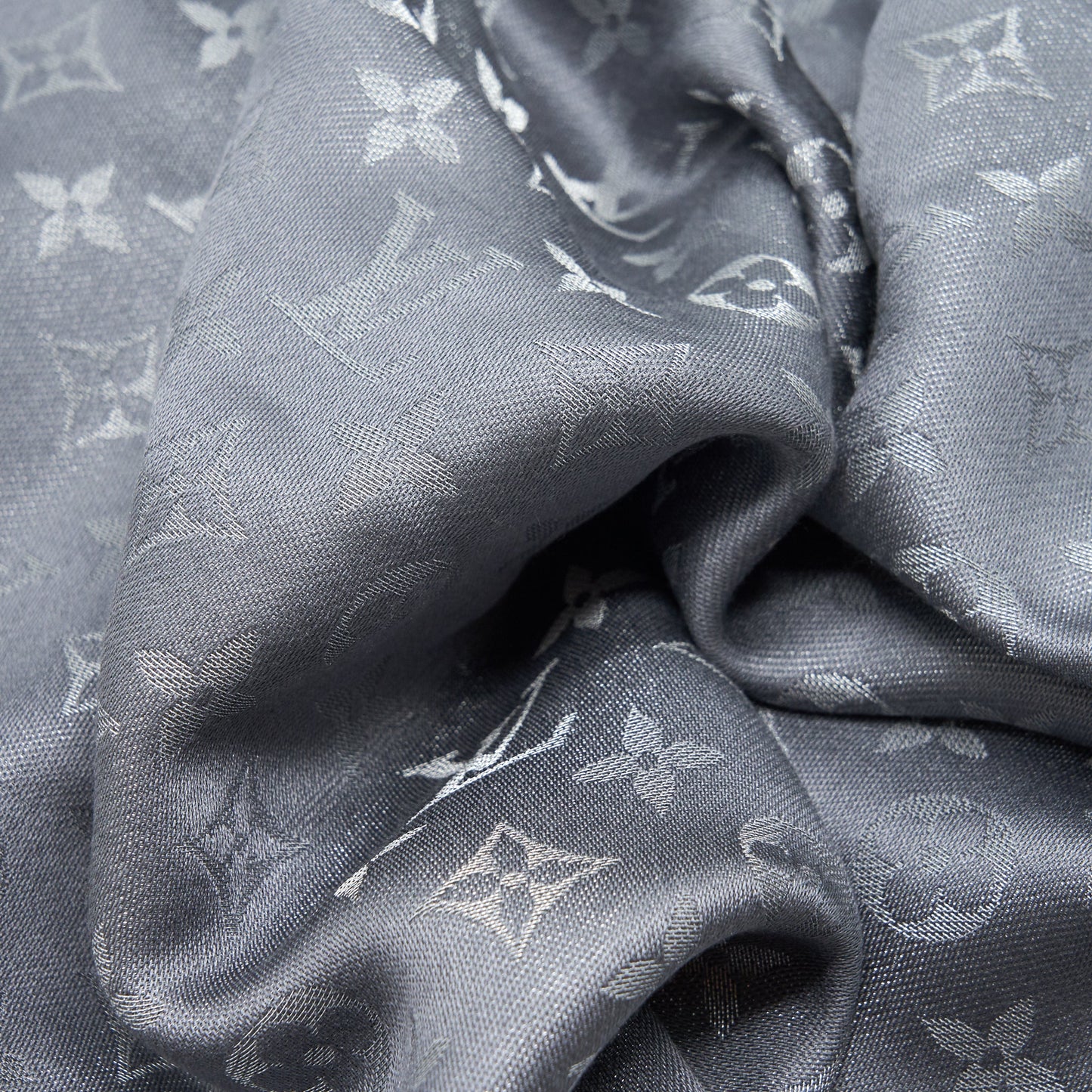 Louis Vuitton shine Scarves Grey Monogram