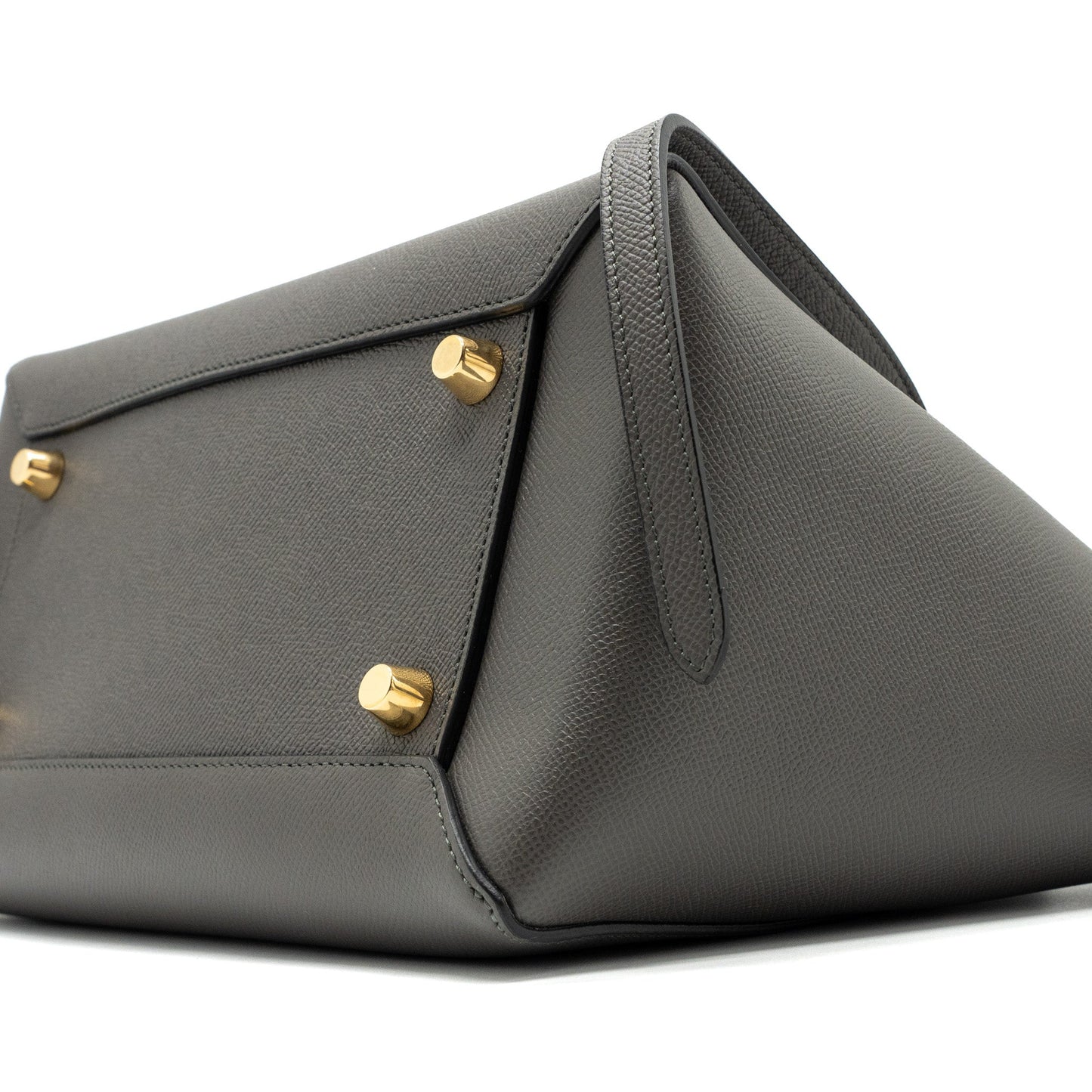 Celine Mini Belt Bag Grained Calfskin Dark Grey GHW
