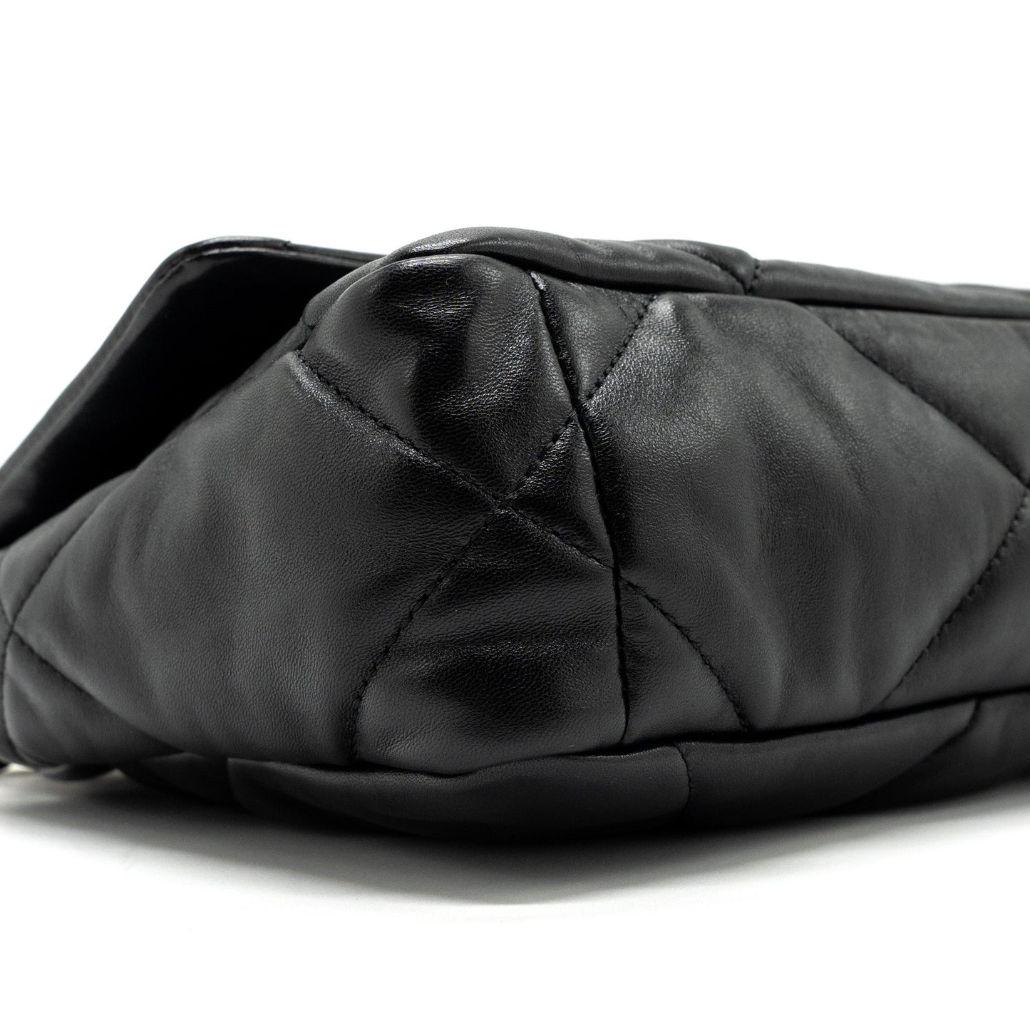 Chanel Small 19 Bag Lambskin Black Multicolour Hardware(Microchip)