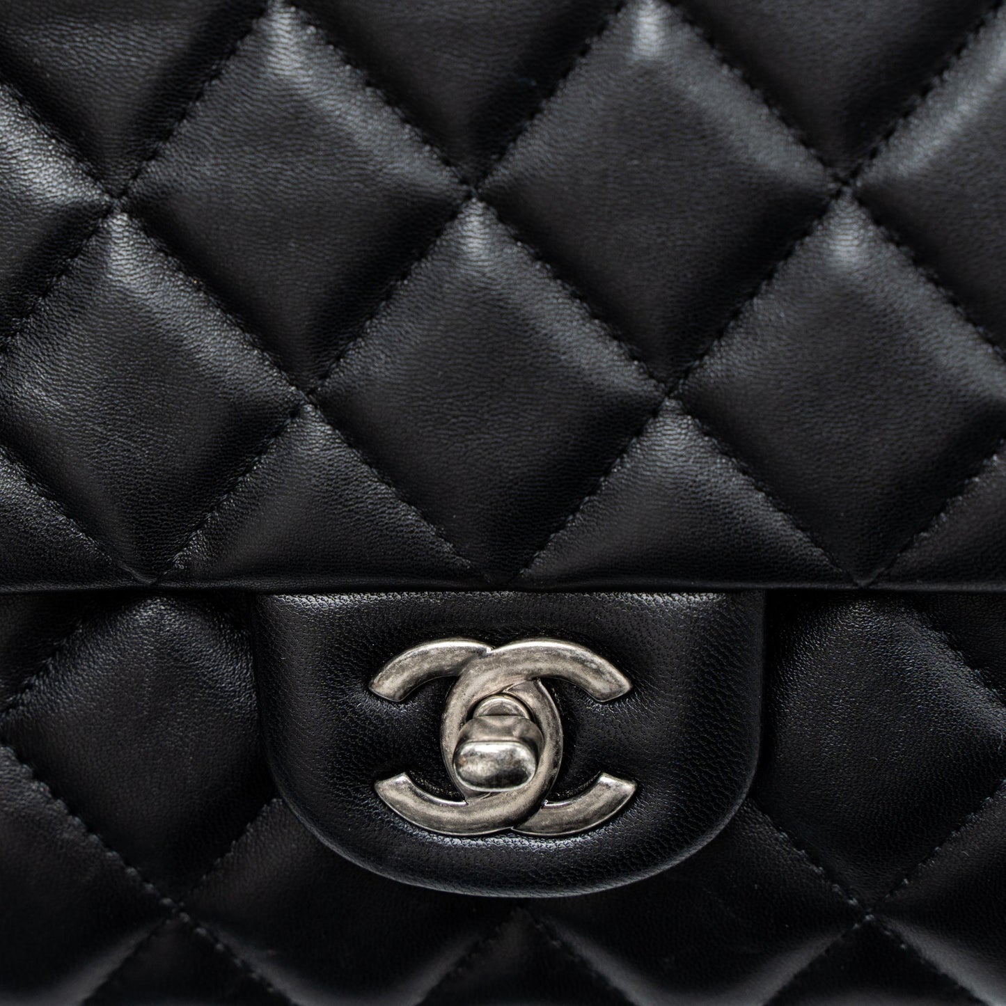 Chanel Timeless Clutch with Chain Lambskin Black Ruthenium Hardware