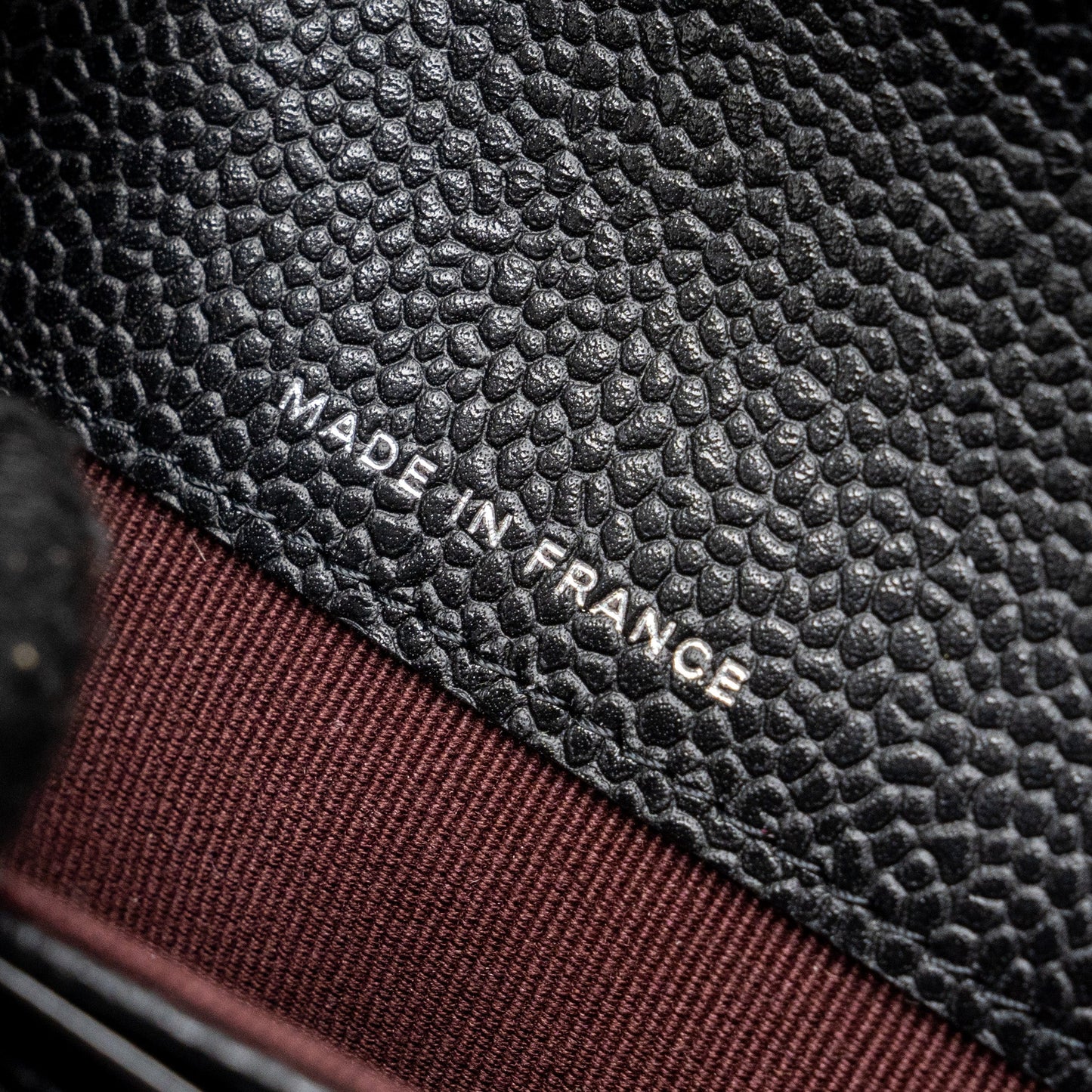 Chanel Classic flap card holder caviar black SHW (microchip)