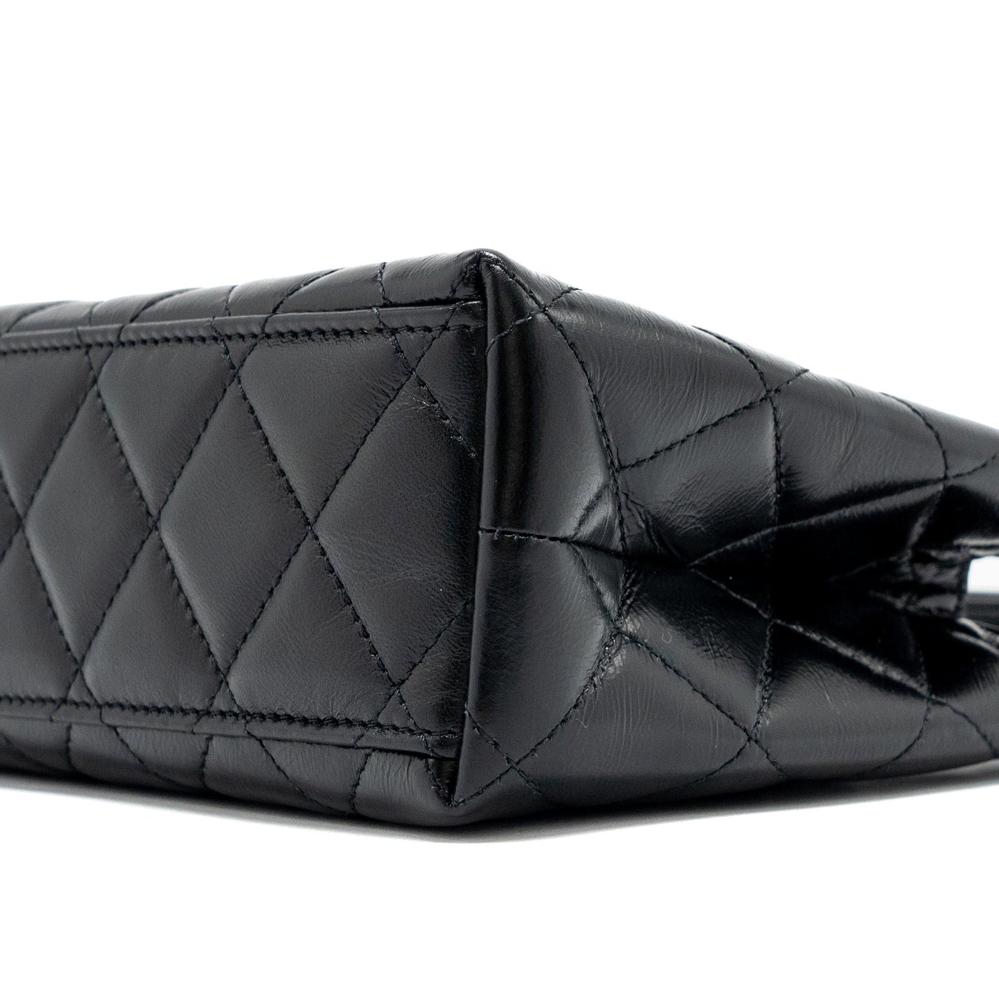 Chanel 24P Mini Shopping Tote/ Kelly Bag Calfskin Black GHW (MICROCHIP)