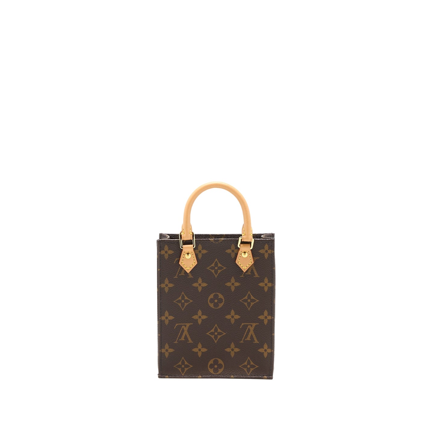 Louis Vuitton Petit Sac Plat Monogram Canvas GHW