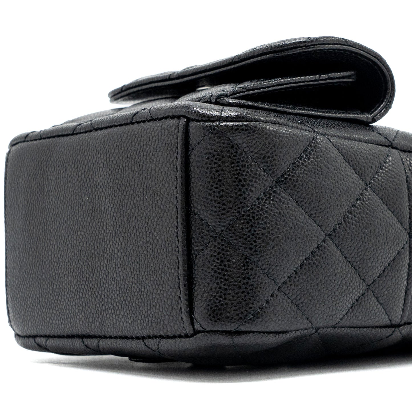 Chanel 24c Mini Backpack/Crossbody Bag Caviar Black SHW(Microchip)