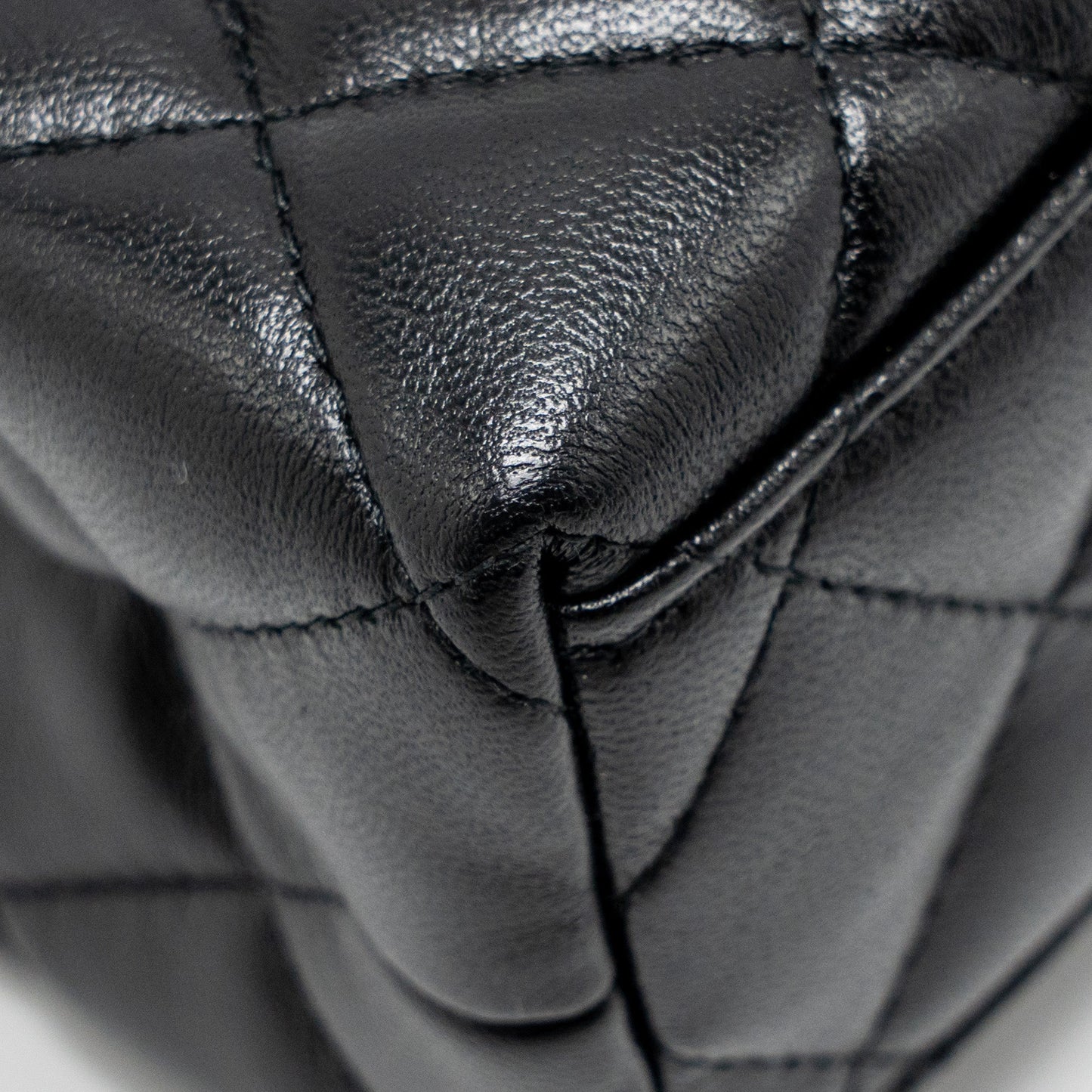 Chanel 25A Mini Kelly Shopping Tote Bag Lambskin Black GHW (microchip)