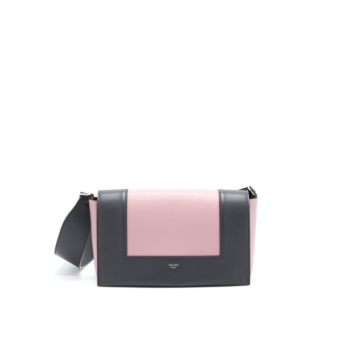 Celine Frame Shoulder Bag light Purple/ Dark Grey
