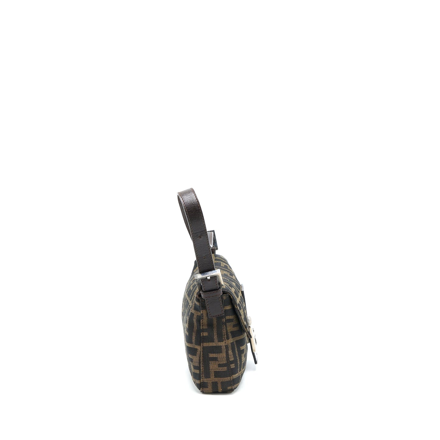 Fendi Vintage Baguette Shouder Bag FF Jacqiard SHW