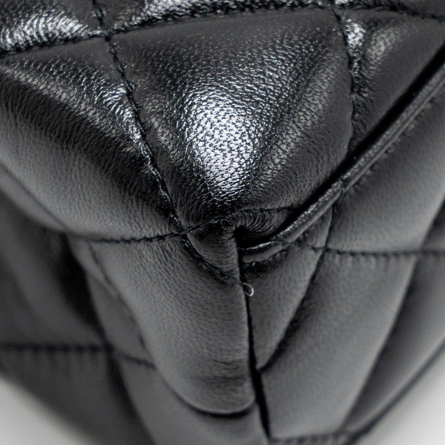 Chanel 25A Mini Kelly Shopping Tote Bag Lambskin Black GHW (microchip)