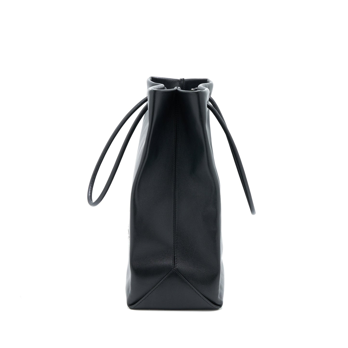 Chanel Vintage Cambon Tote Bag Calfskin Black SHW