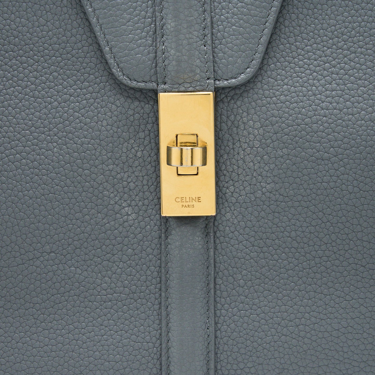 Celine 16 Bag Grained Calfskin Grey GHW