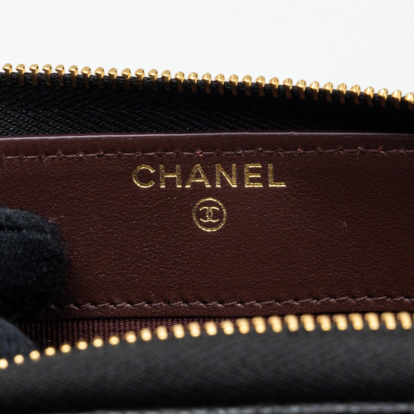 Chanel classic long zipped wallet caviar black GHW (microchip)